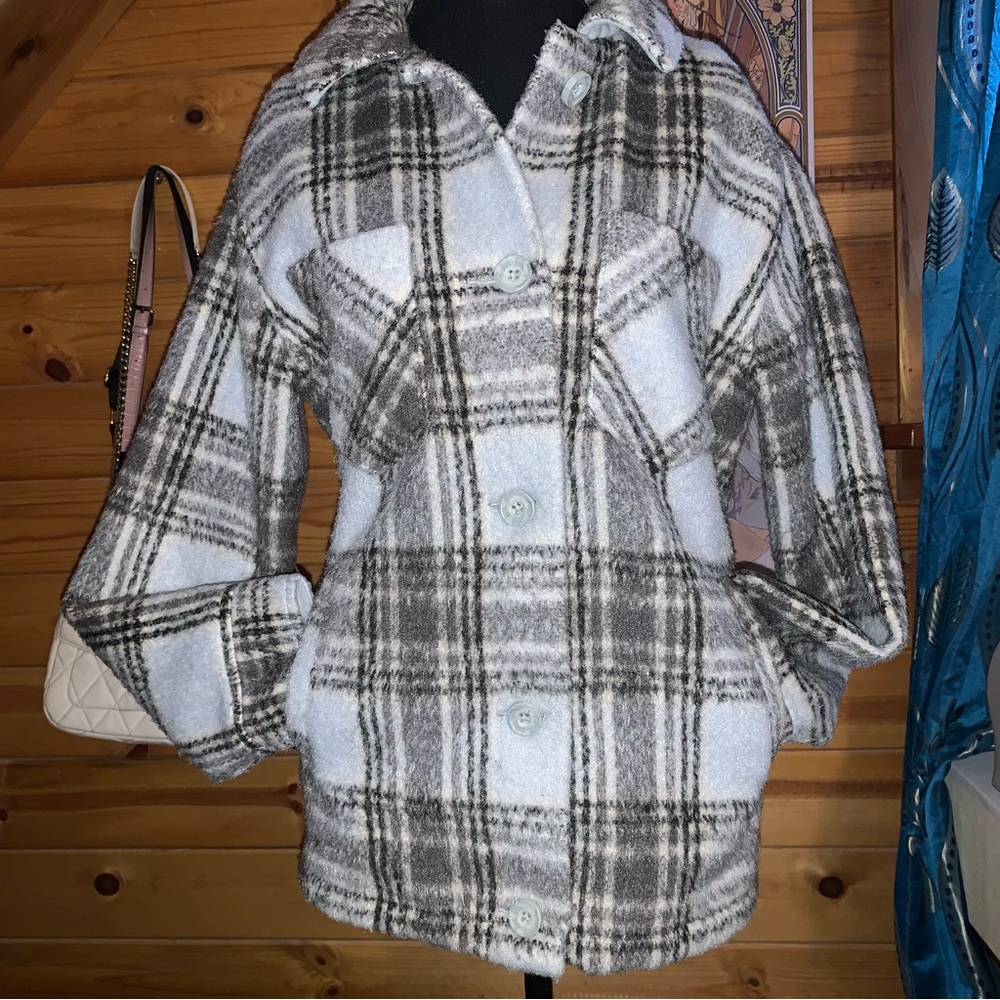 Vintage HOLLISTER periwinkle coat
